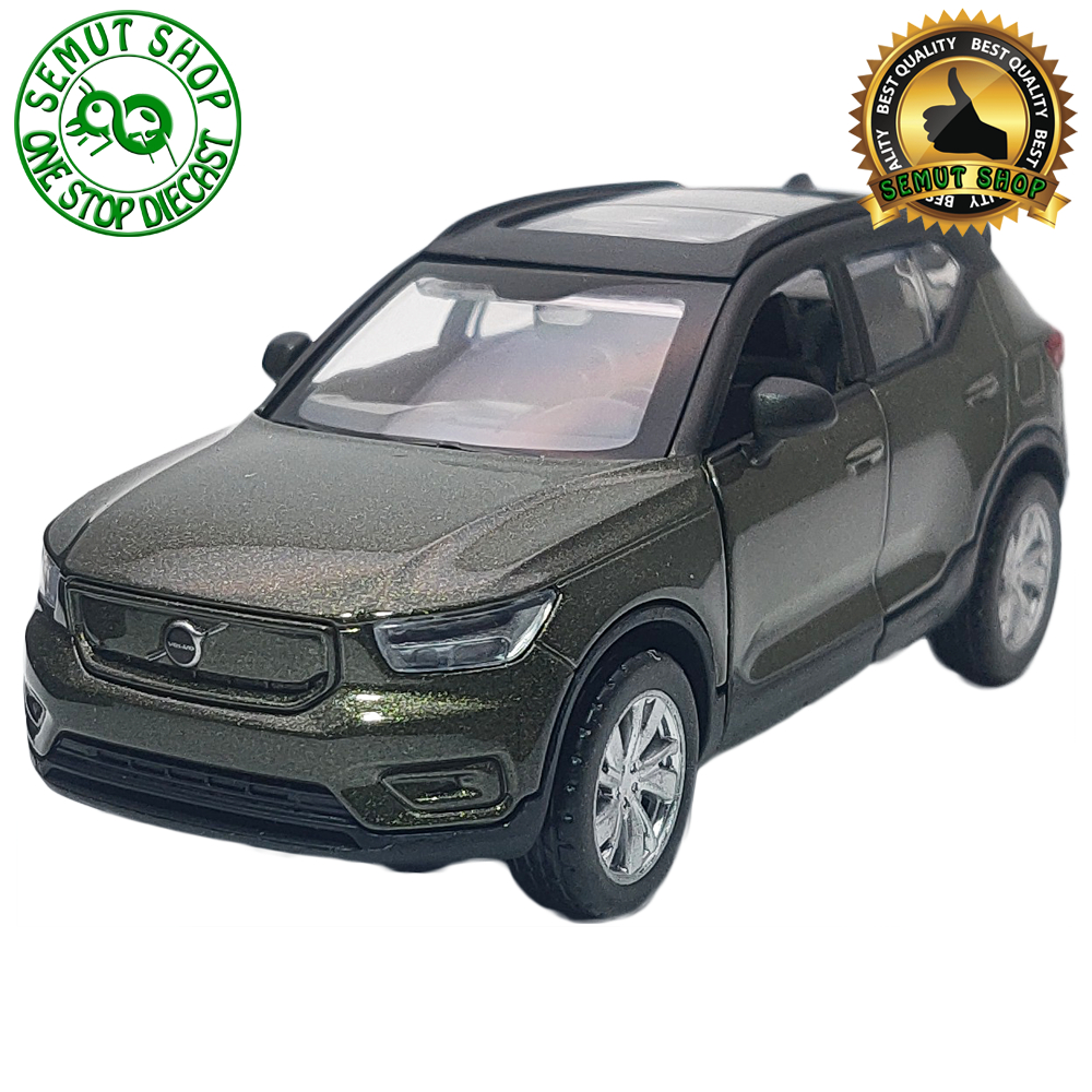 Apolo MSZ 2021 Volvo XC40 Recharge Glossy Green Miniatur Mobil Volvo