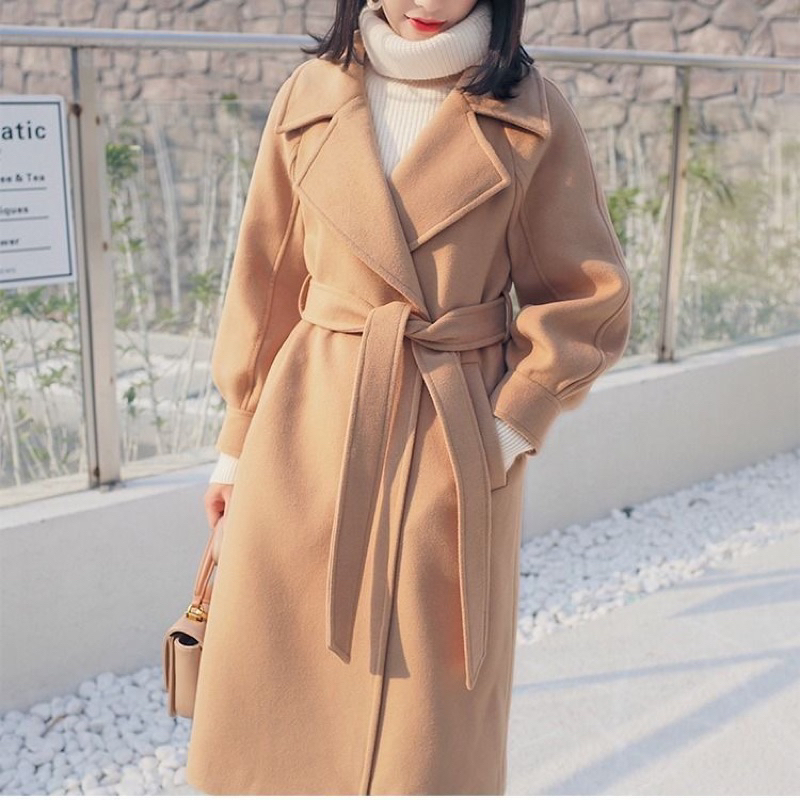 LONG COAT WOOL WANITA PREMIUM