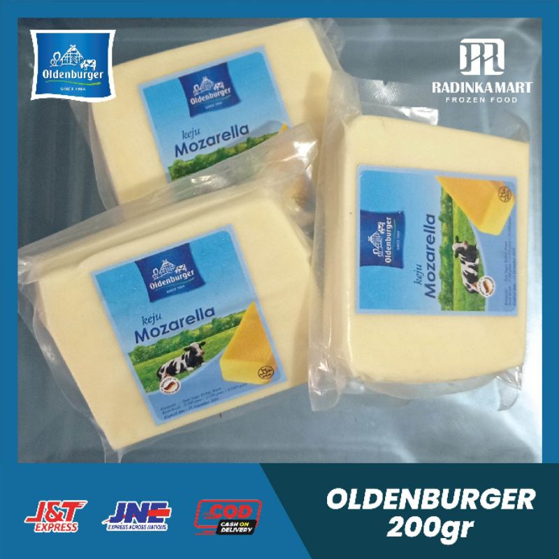 

OldenBurger Mozarella Cheese 200gr - Mozzarella olden burger exp terbaru