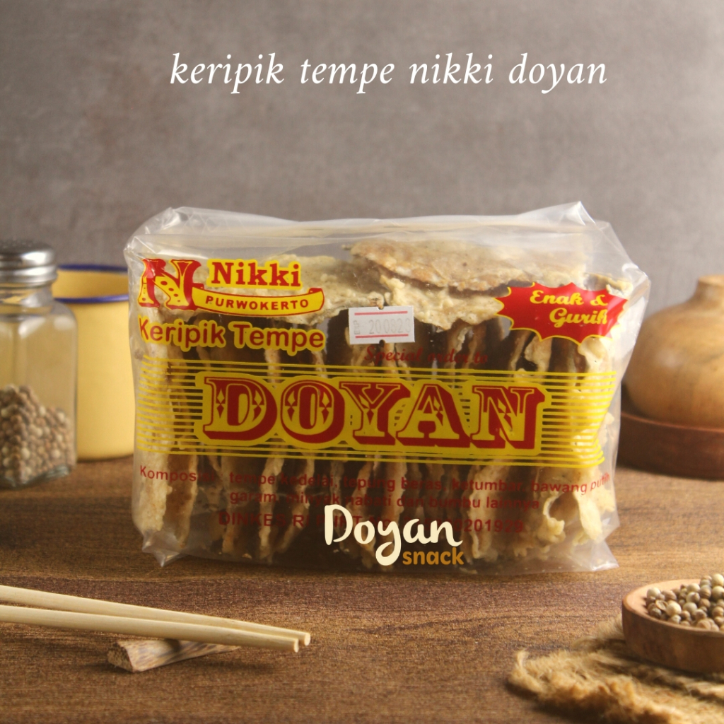 

KRIPIK TEMPE NIKKI X DOYAN PURWOKERTO / KRIPIK BANYUMAS