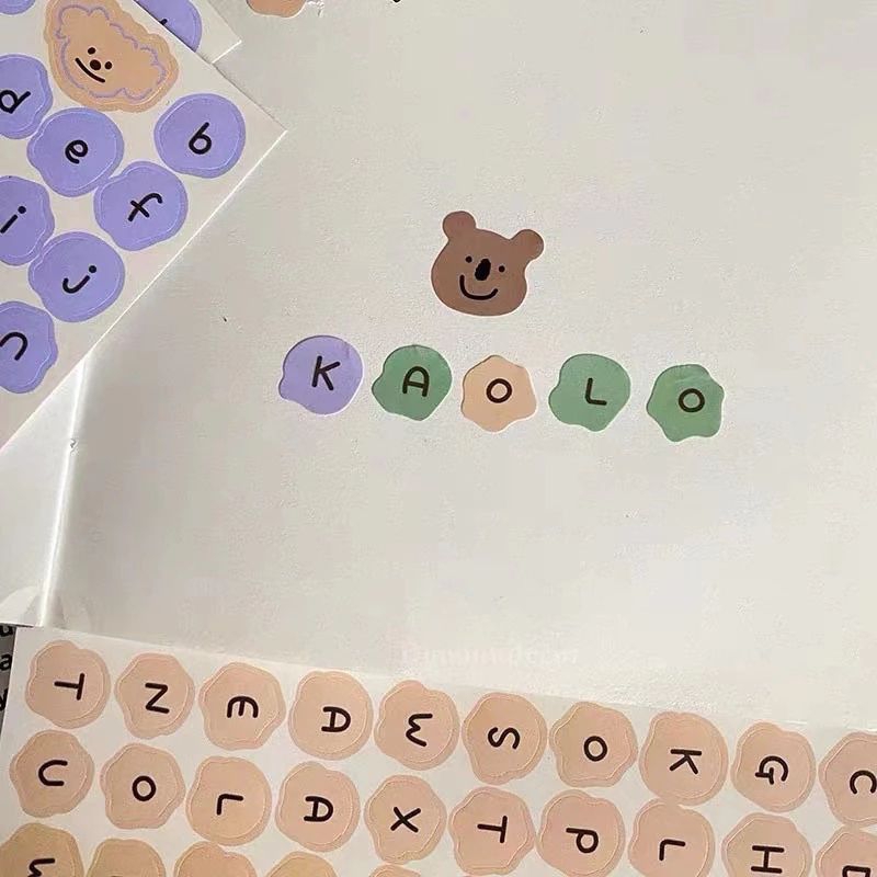

Stiker warba alphabet