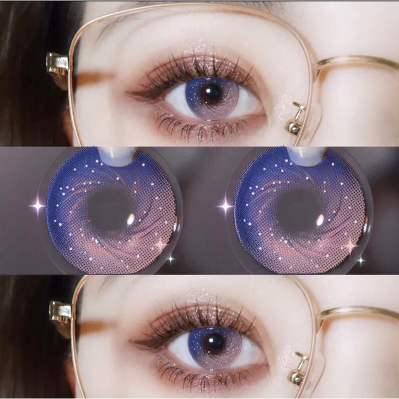 SOFTLENS KOREA - GALAXY PURPLE || EYESHARE || SOFTLENS HALLOWEEN ANIME COSPLAY