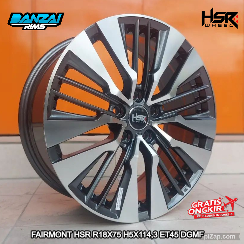 Pelek/Velg Mobil Racing HSR FAIRMONT Ring 18 Pelek Mobil Toyota Innova Nissan Serena Toyota Voxy Dll