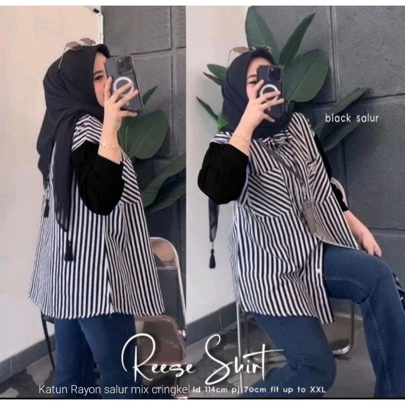 Aimora Blouse/Sabrina Blouse/Grelya Blouse/Talitha Skirt salur/Karina Blouse/Merri blouse stripe