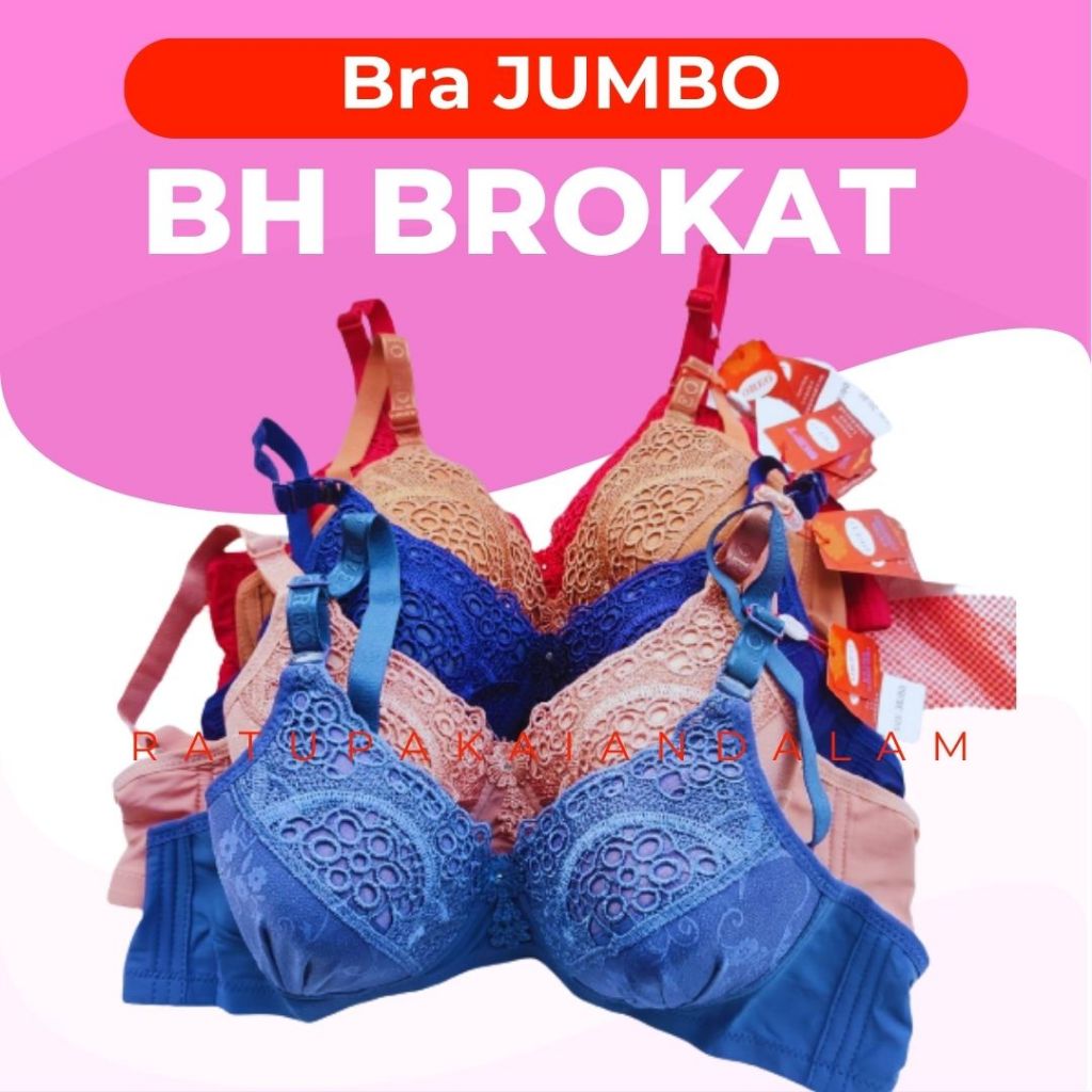BH OREO Broklat Kait 3 Renda BH WANITA TANPA KAWAT 88007 CUP B - Ratupakaiandalam