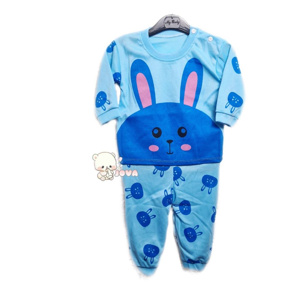 BAJU TIDUR BAYI PEREMPUAN SETELAN ANAK CEWE LUCU STELAN CEWEK 2 8 BULAN PIYAMA HEWAN  KELINCI