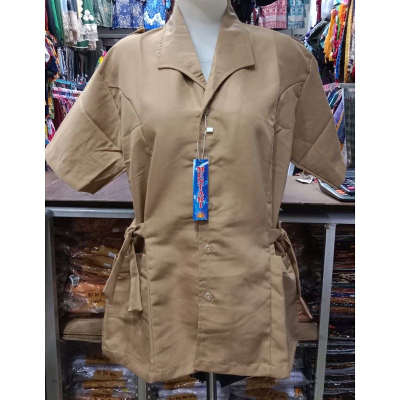 Baju Pramuka Rapilo Perempuan Lengan Pendek / Hawai Rapilo / Seragam Pramuka
