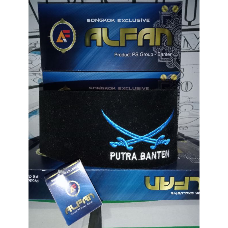 peci pedang biru pedang merah putra banten cocok buat anak"