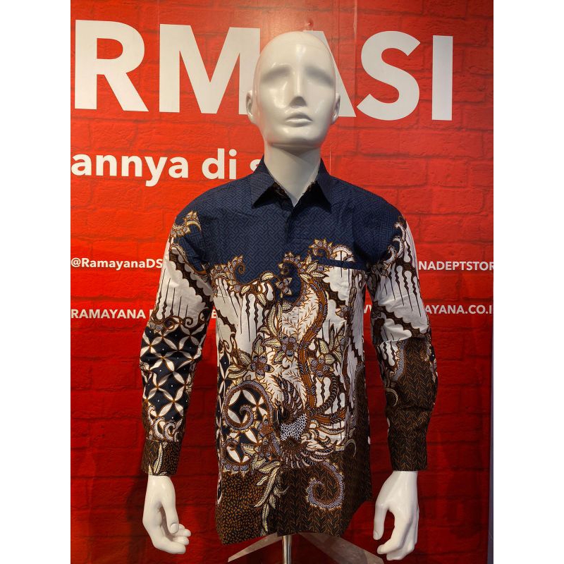 batik lengan panjang platini