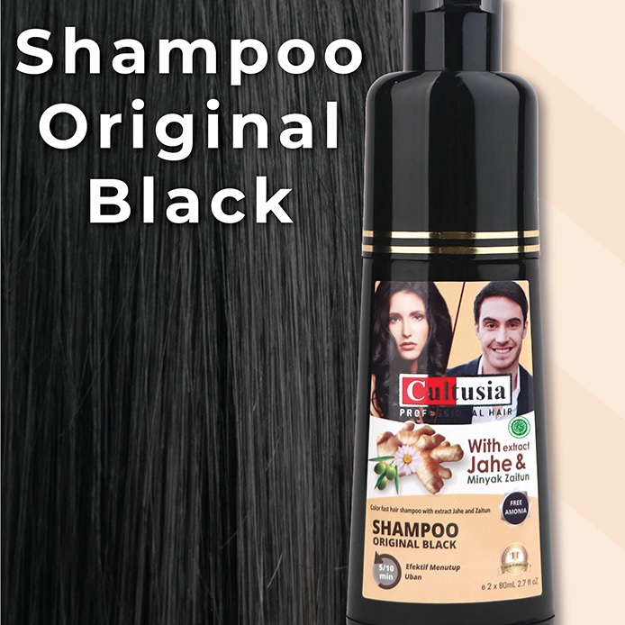 Cultusia Semir Rambut Instan shampo