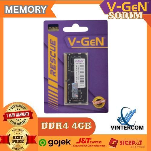 Memory Ram Sodimm VGen DDR4 4GB PC2666/PC2400
