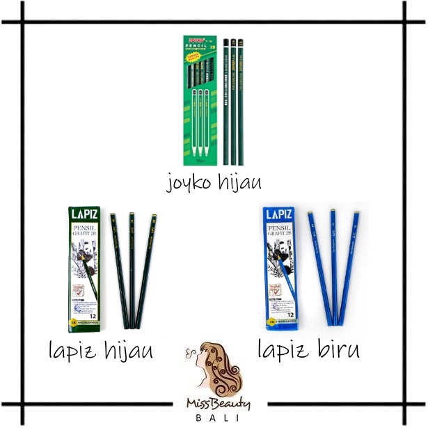 

Pencil 2B Joyko P-88 Hijau / Pensil Kayu Komputer Ujian / Pencil 2B Biru Murah / Pencil 2B Hijau Murah / Pensil Kayu Lapiz Komputer