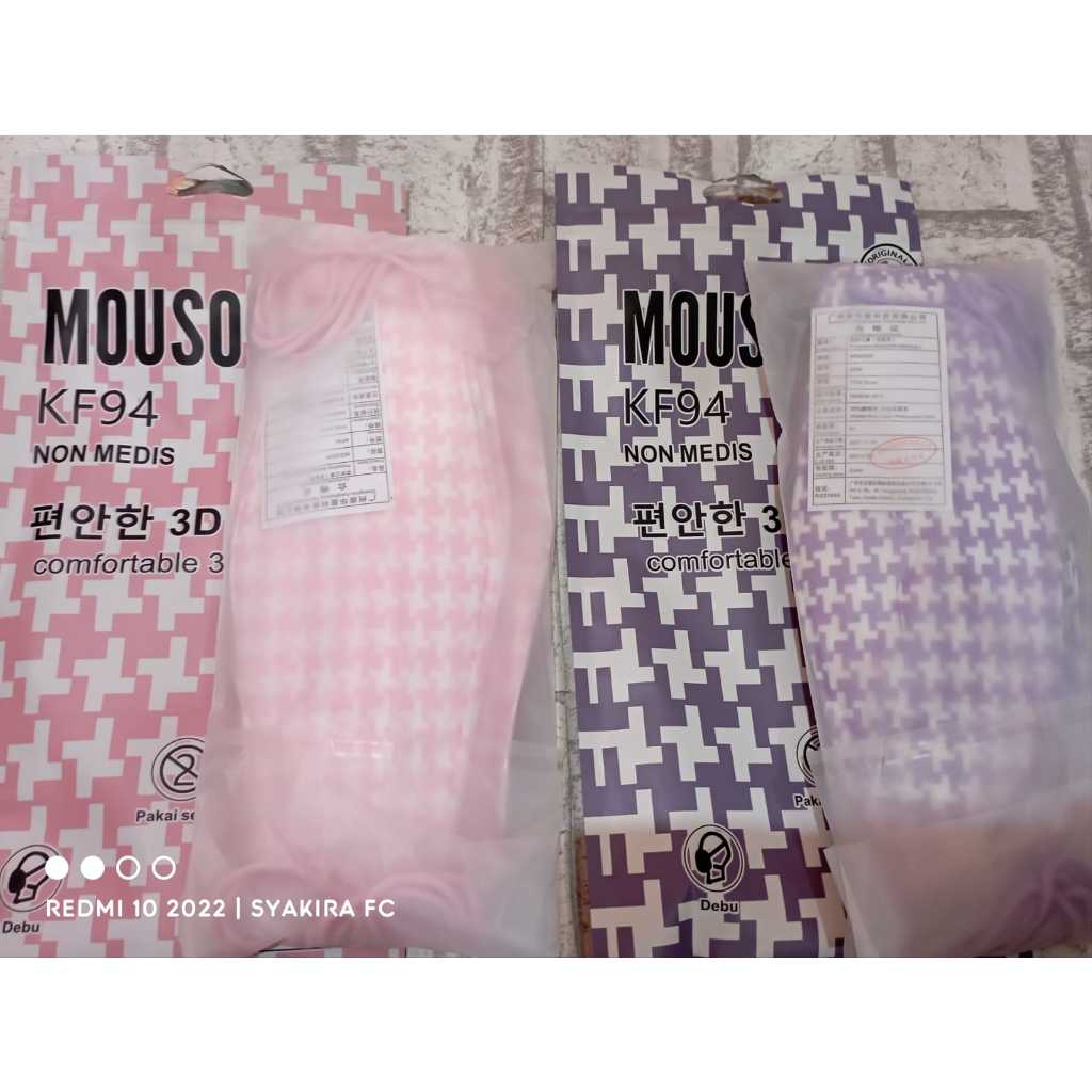 MASKER MOUSON MOTIF BINTANG