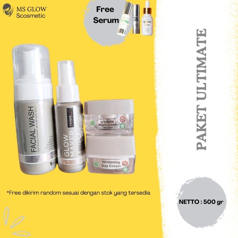 Free Serum MS Glow Paket Ultimate Original