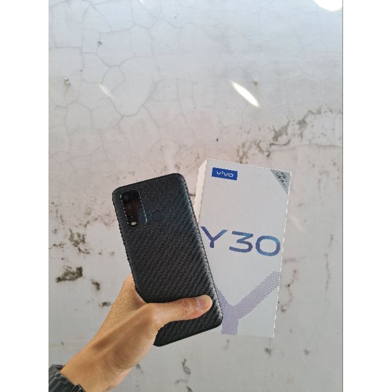 Vivo Y30 ram 4/128 second fullset
