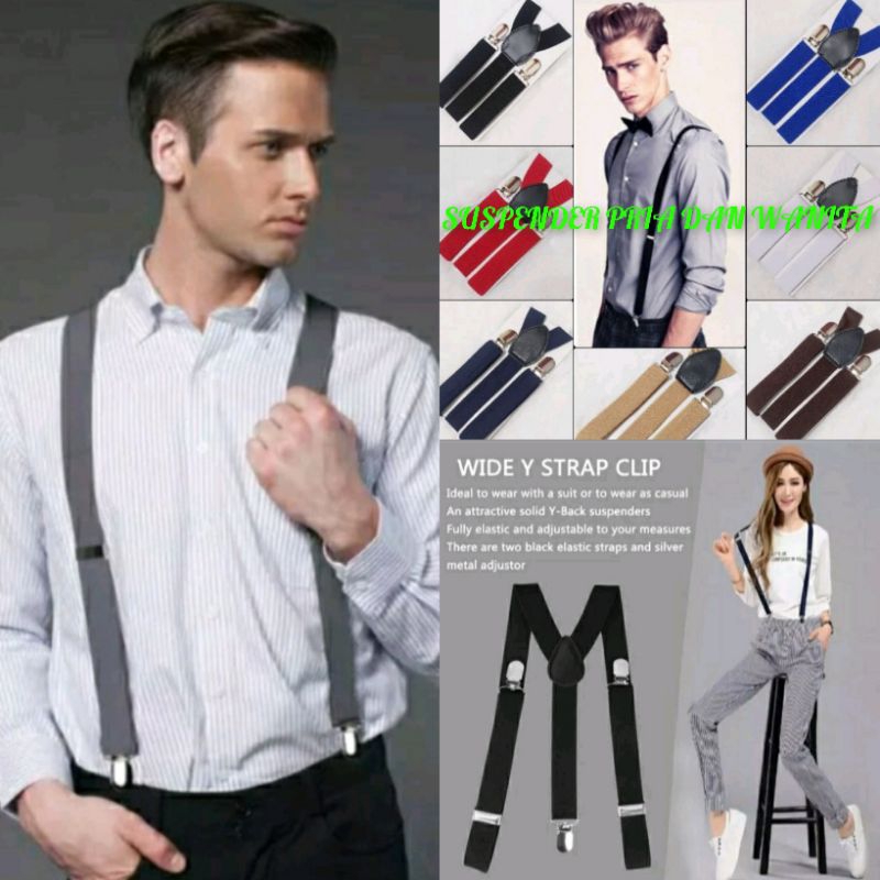 SUSPENDER/TALI KODOK/BRETEL DEWASA PRIA & WANITA.