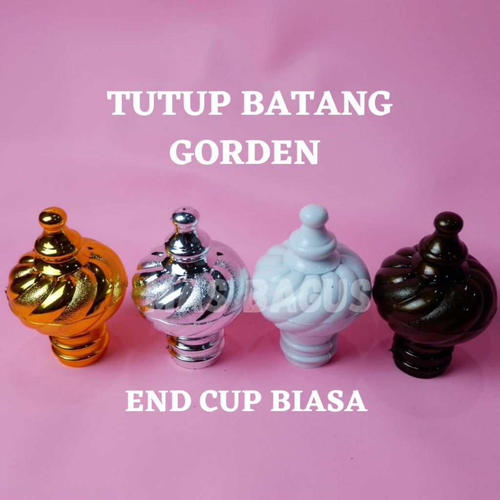 End cup Ulir - Endcup Batang Gorden - Penutup Rel Gorden - Toko Mas Bagus