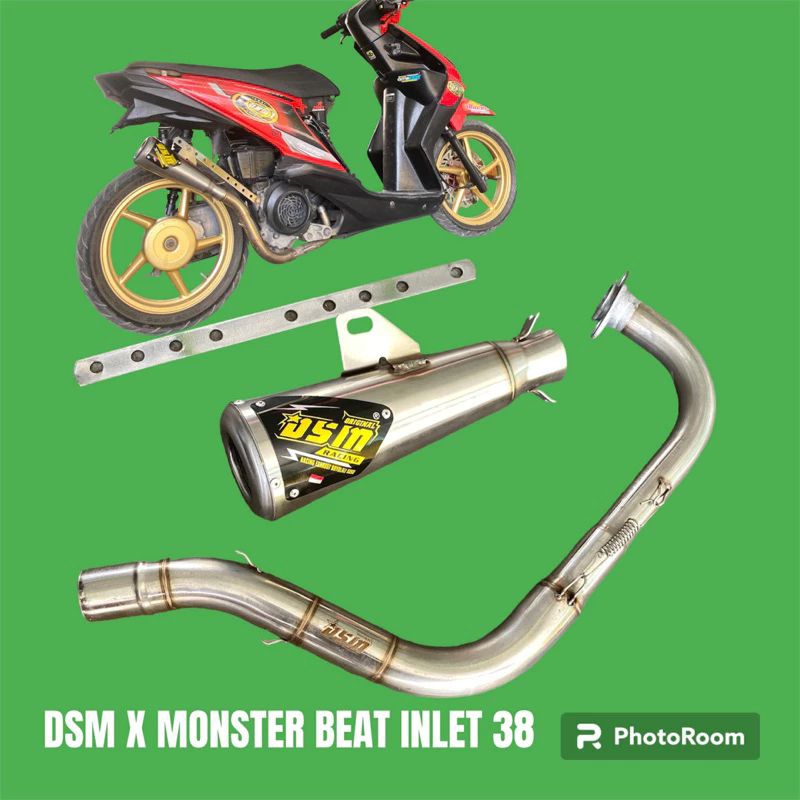 Knalpot DSM X Monster beat old beat new genio vario 150&125 mio sporty mio j dll