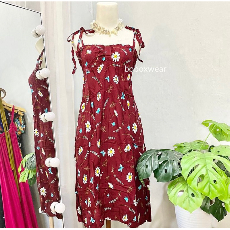 Vanessa Dress Pendek / Dres Tali Pita / Daster Tali