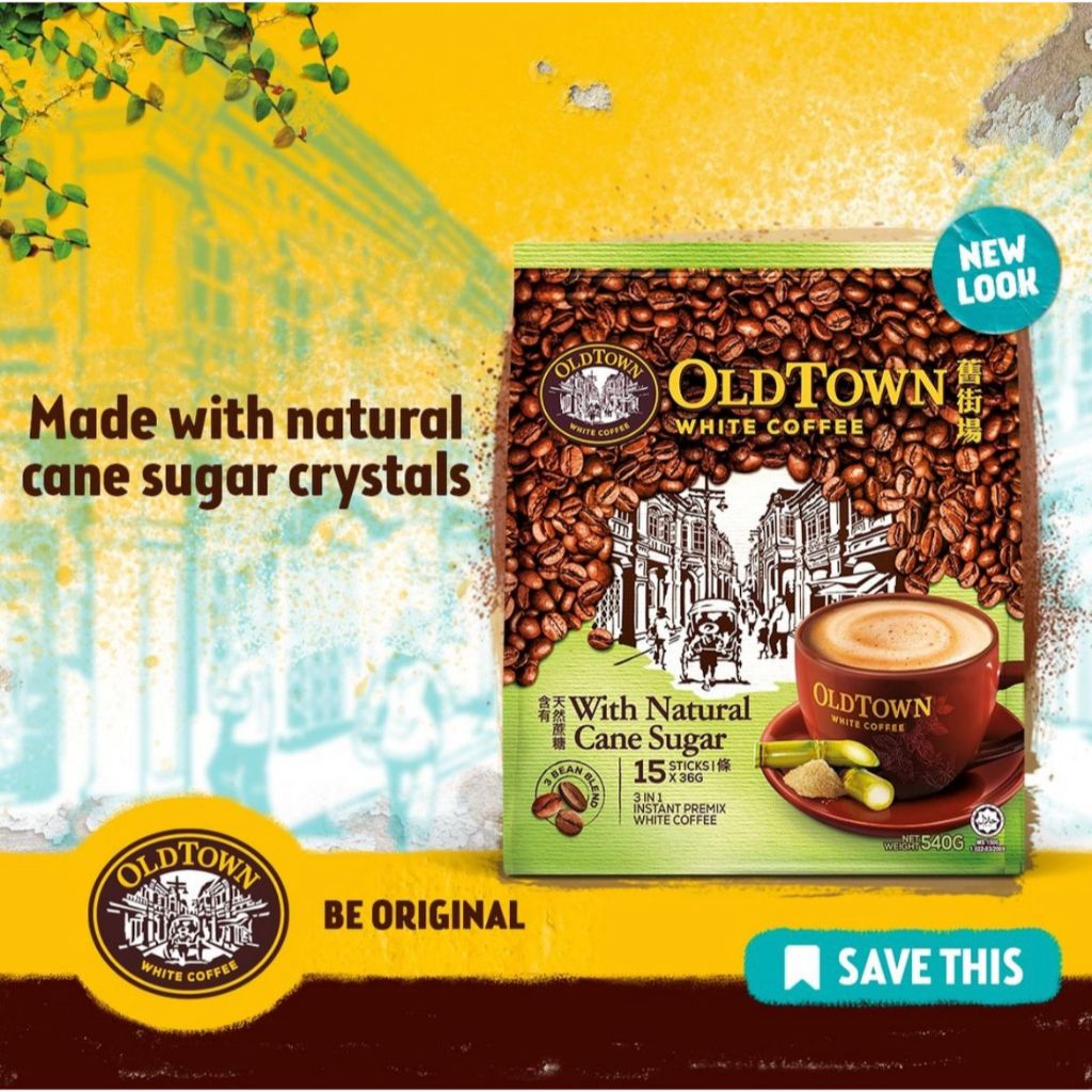 

OldTown White Coffee "CANE SUGAR" 15X36gram