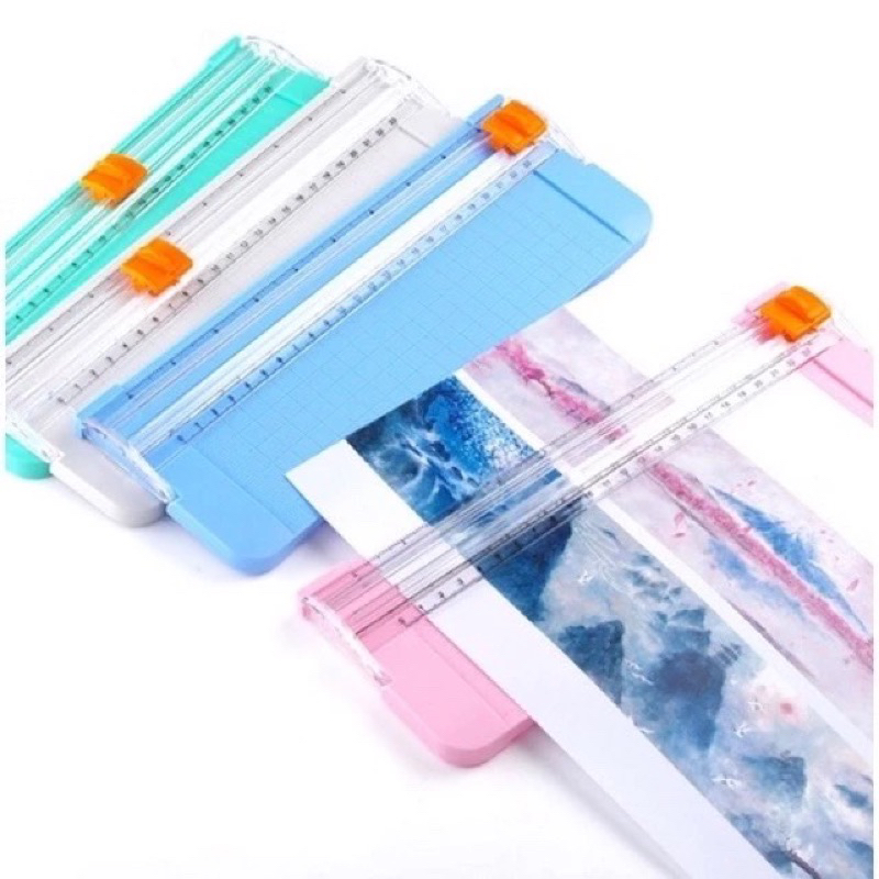 

[ READY STOCK CMT ] CUTTING MAT PAPER TRIMMER ALAT PEMOTONG KERTAS SILET PISAU TAJAM PAPER CUTTER WARNA PASTEL FANCY AESTHETIC