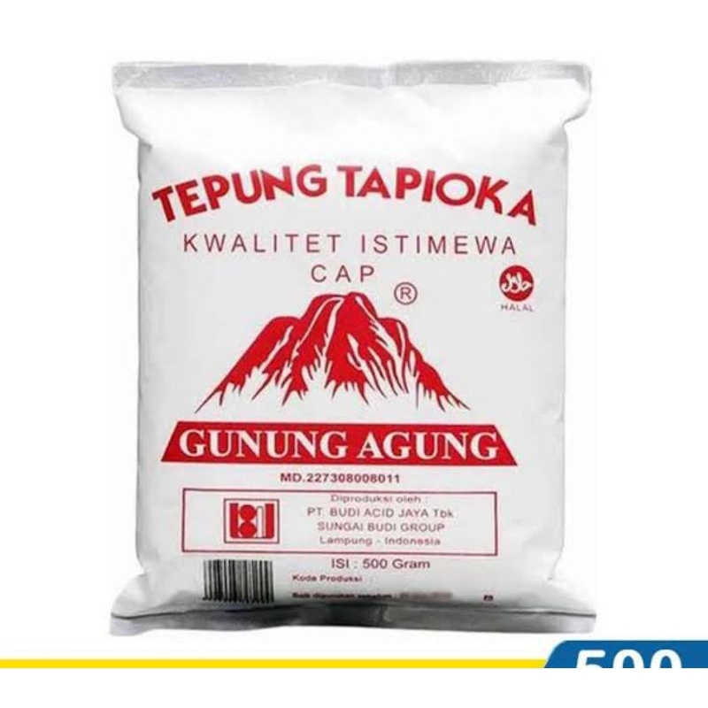 

tepung tapioka gunung agung 500 gram