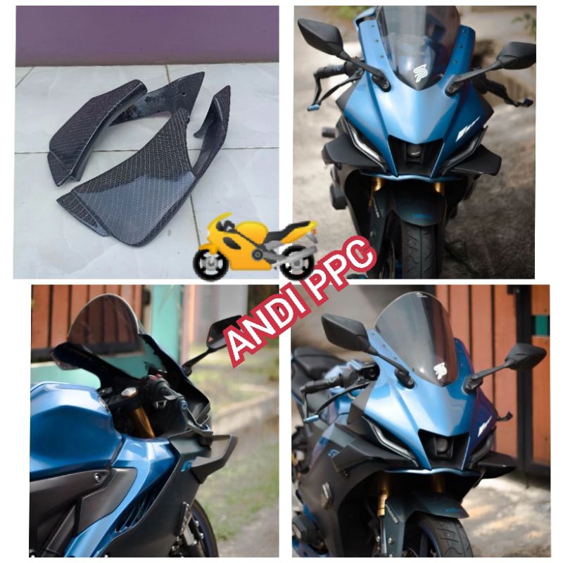 AERO WINGLET AERO FAIRING YAMAHA R15 V4 R15M VVA MODEL BMW1000