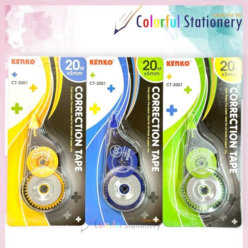 

Correction Tape / Tip X Kertas Kenko CT-2001