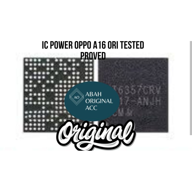 IC POWER OPPO A16 A16E A16K ORI TESTED PROVED