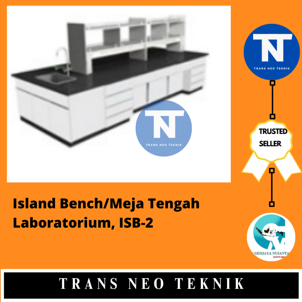 Island Bench/Meja Tengah Laboratorium, ISB-2 Granite Stone
