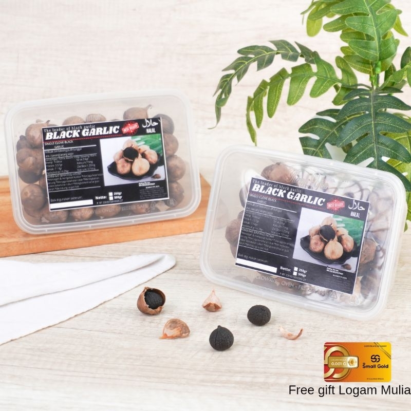

Bawang Hitam Tunggal Black Garlic Berat Bersih 250gr dan 500gr Paling Murah