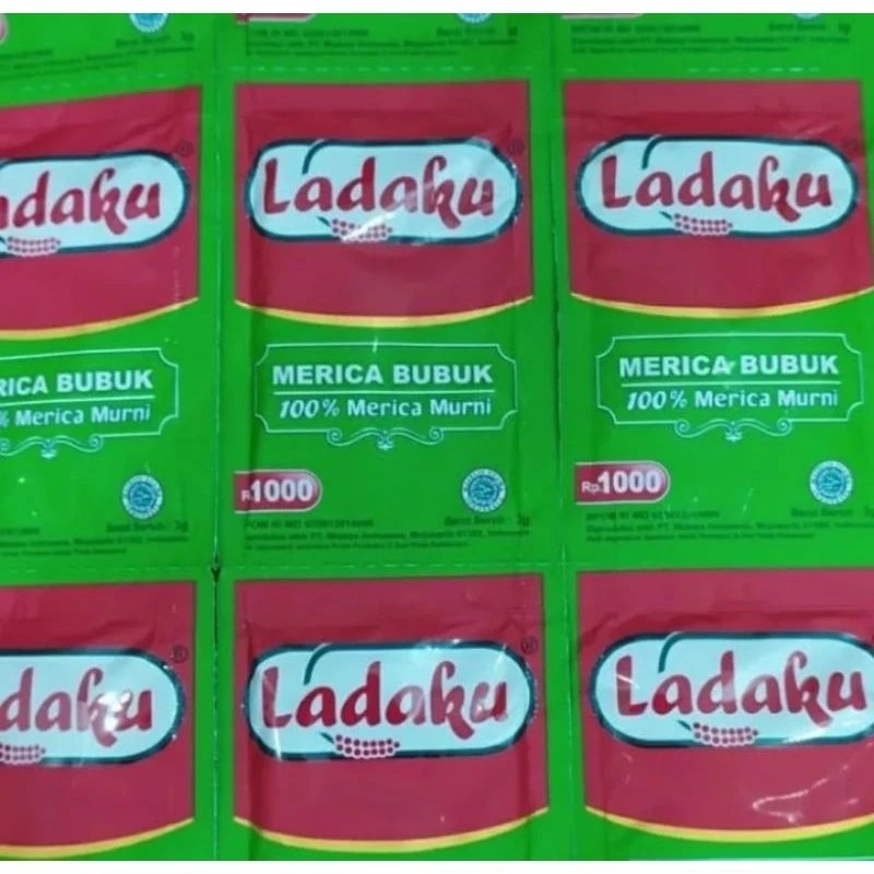 

LADAKU Merica Bubuk 100% 1 pcs 3 gr - Ladaku lada putih merica bubuk sachet