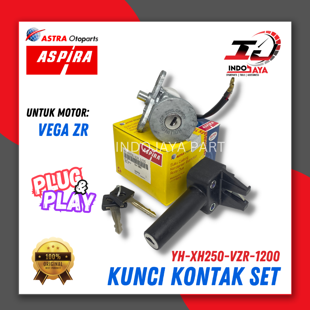 [BAYAR DI TEMPAT] KUNCI KONTAK ASSY ASPIRA VEGA ZR / KUNCI KONTAK SET + JOK / PAKET SET KUNCI KONTAK