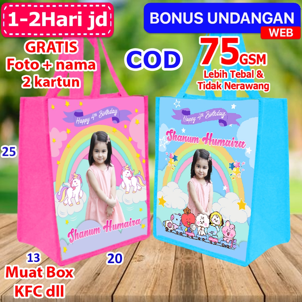 

Tas Snack Ulang Tahun Anak Unicorn