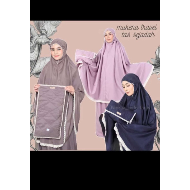 Mukena Travel katun + sajadah