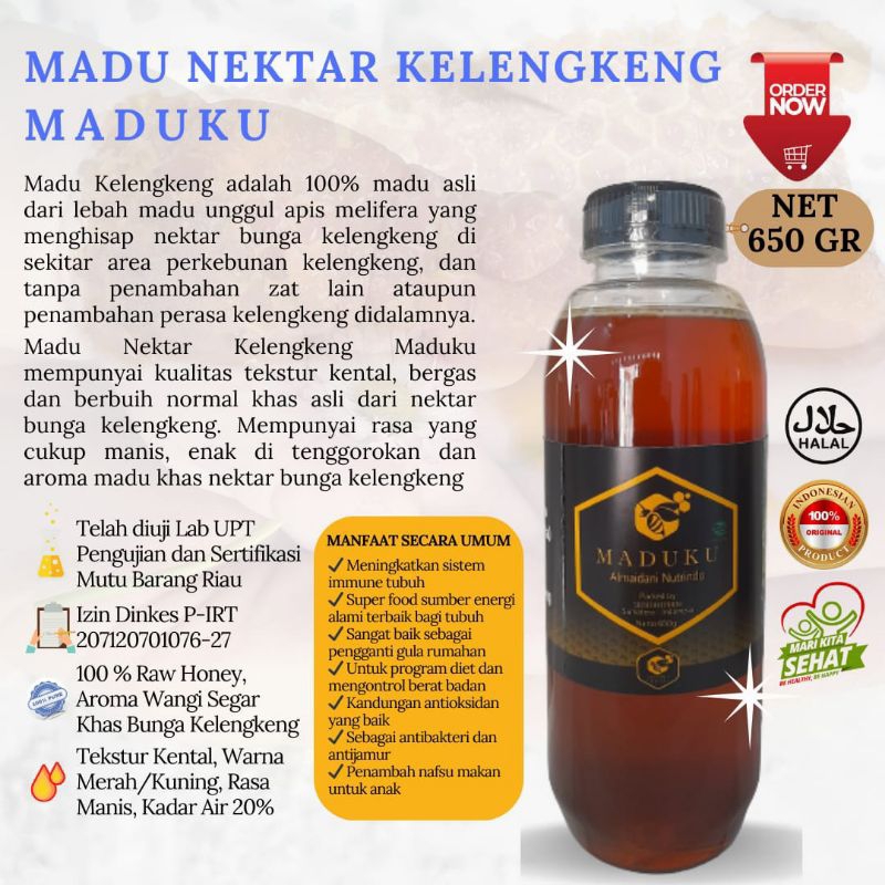 

MADU NEKTAR KELENGKENG 650 GR
