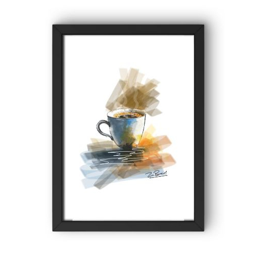 Lukisan aesthetic(digital printing)Lukisan asli,Lukisan kopi+frame kaca