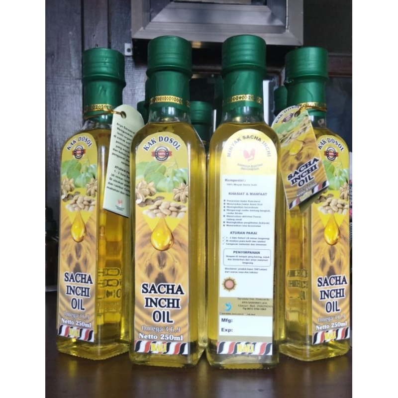 

Minyak Sacha Inchi "Kak Dosol" minyak Sachi minyak Kacang Sacha Inchi Omega 3-6-9