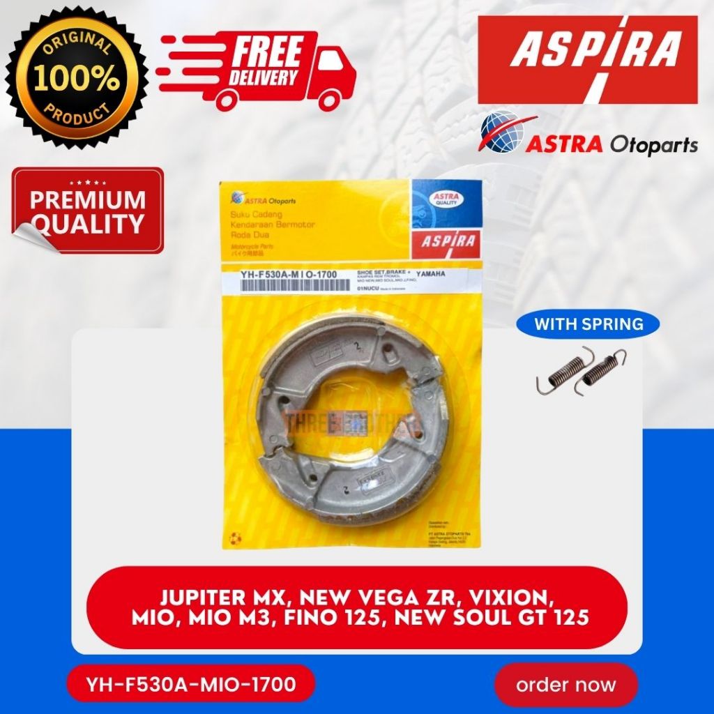 [READY COD] KAMPAS REM TROMOL ASPIRA BELAKANG (+PER) KAMPAS TROMOL MIO JUPITER MX / NEW VEGA ZR / VI