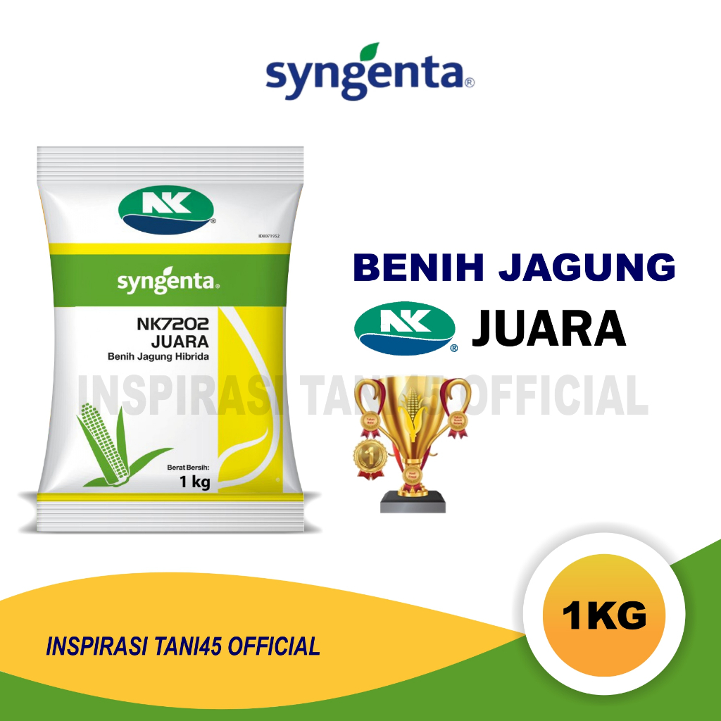 Bibit jagung Nk juara 1 kg/Benih jagung Nk juara 1 kg/Benih jagung Nk juara 7202/Jagung juara/Nk jua
