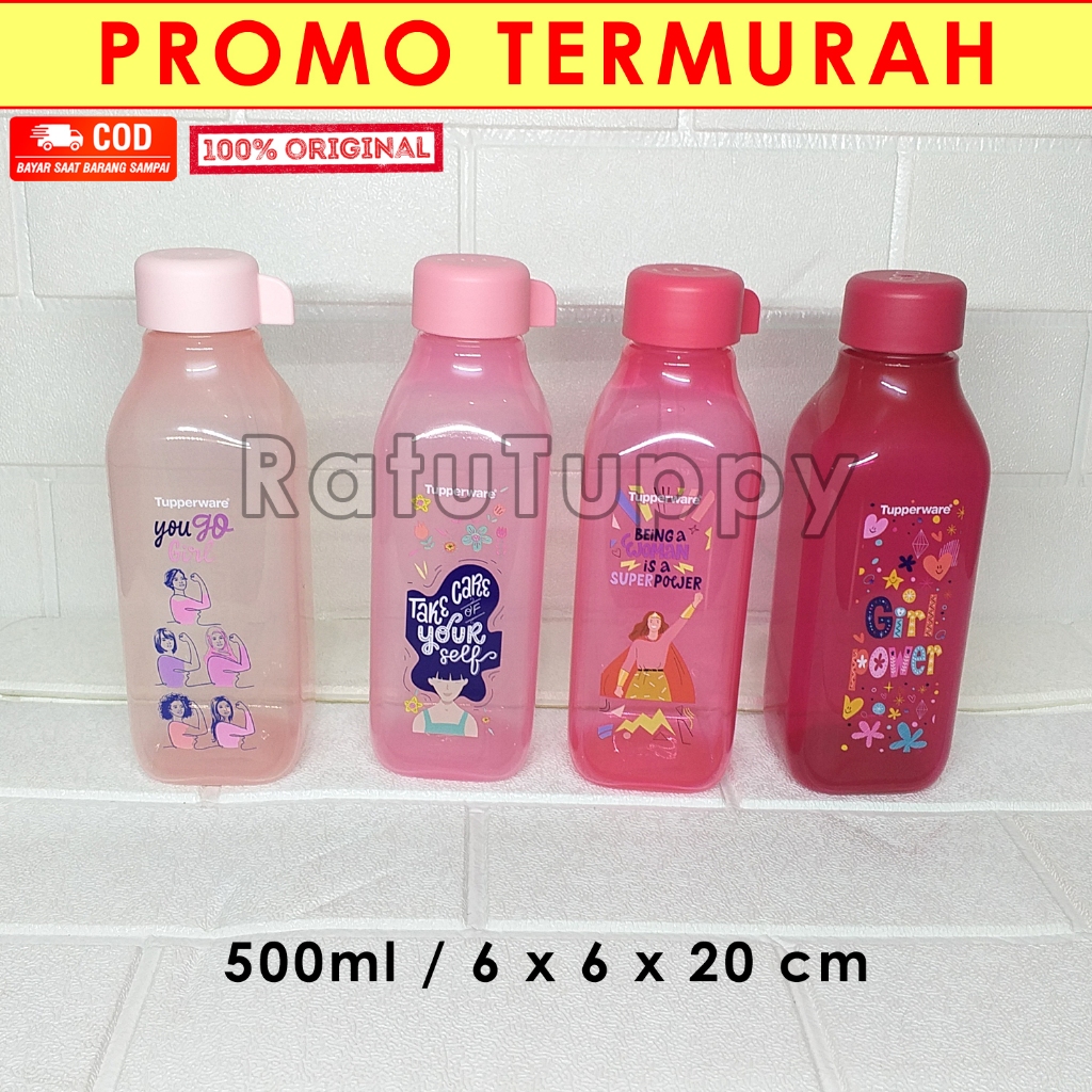 Eco Bottle Square 500ml (1) Tupperware