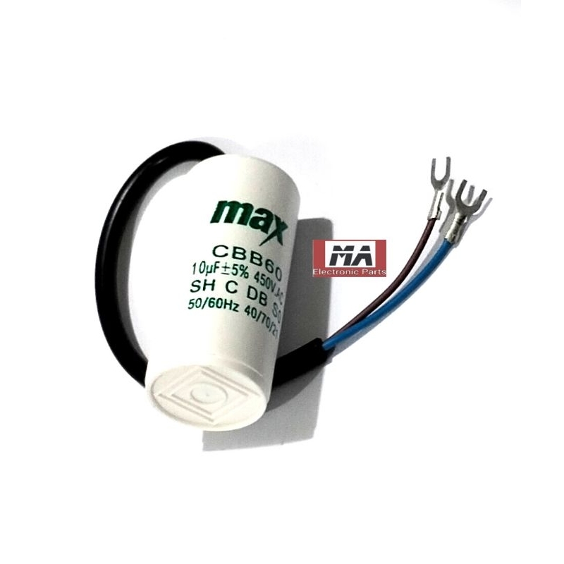 Kapasitor bulat / Kapasitor Pompa 10uf/450v