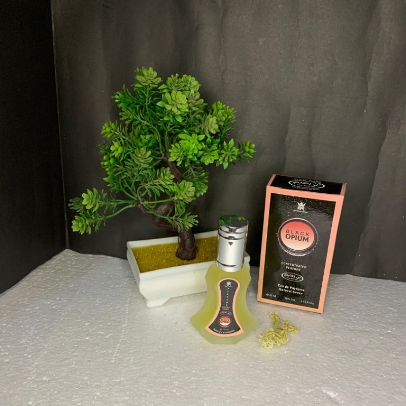 Parfum Wewangian Spray B'Opium 35ml Non Alkohol Tahan Lama Unisex pria wanita
