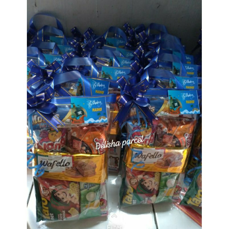 

Snack ulang tahun anak tali pita