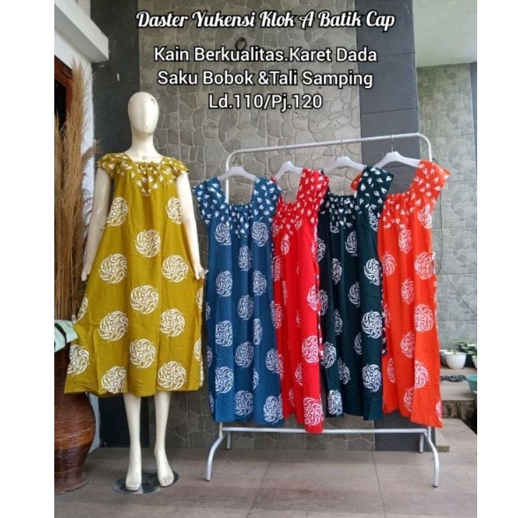 Daster Yukensi Cap Daster Rayon Batik Pekalongan