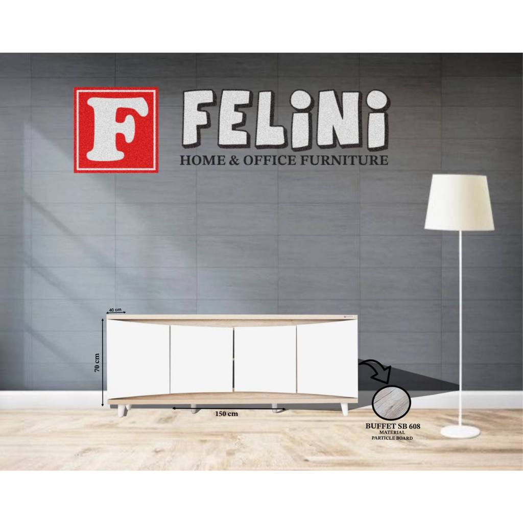 Buffet Serbaguna Minimalis Klasik Felini Furniture || SB-608