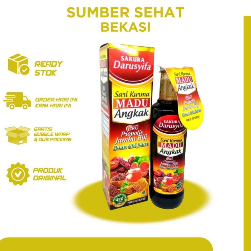 Sakura Angkak 470gr/ Sakura Darusyifa / Angkak Darusyifa / Sari Kuma Angkak / Madu Angkak Plus / Ang