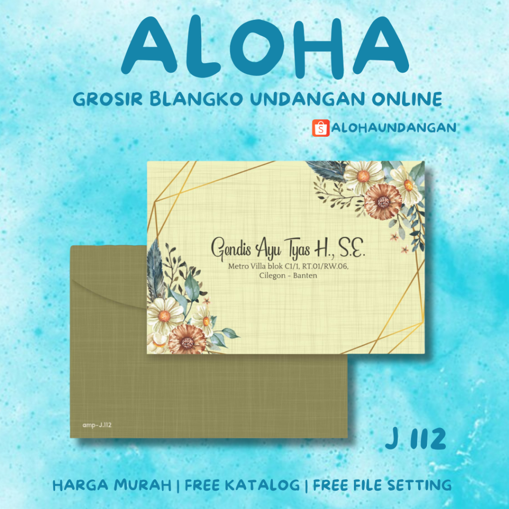 

AMPLOP KONDANGAN NIKAH JUWARA 112 50 PCS UKURAN KECIL | Aloha Undangan