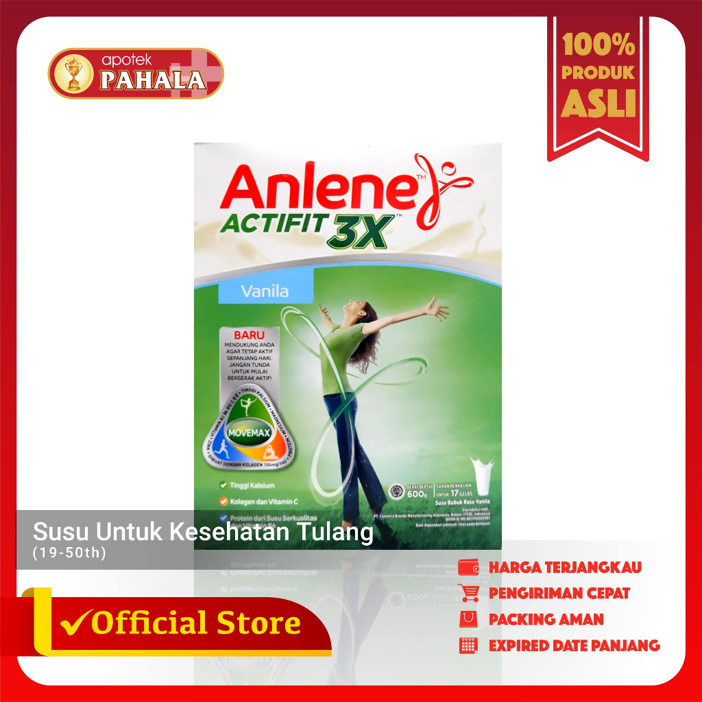 

ANLENE ACTIFIT 3X VANILA 600GR