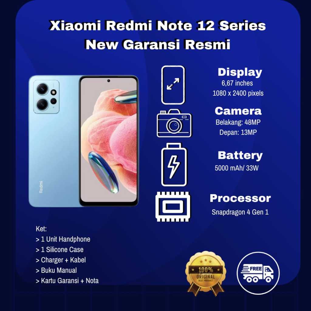 Xiaomi Redmi Note 12 Series (Garansi Indonesia)